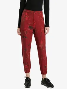 Desigual Cmotiger Trousers Red