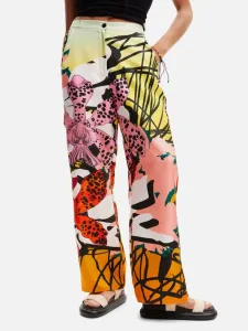Desigual Ericeira Lacroix Trousers Pink #1819373