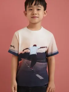 Desigual Kiwi Kids T-shirt Pink