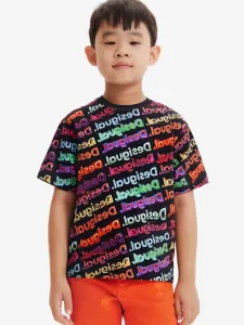 Desigual Logomania Kids T-shirt Black #991010