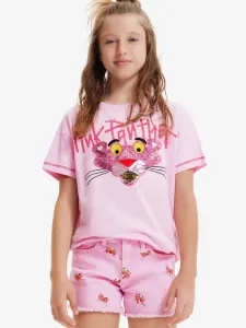 Desigual Pink Panther Kids T-shirt Pink