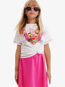 Desigual Pink Panther Kids T-shirt White #1001464