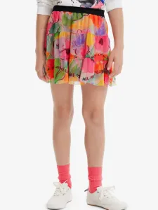 Desigual Flowers Girl Skirt Pink