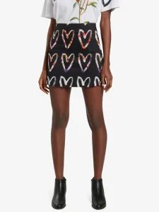 Desigual Vincas Skirt Black Colorful