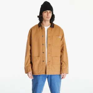 Dickies Duck High Pile Flce Line Chore Jacket Stone Washed Brown Duck #1706196