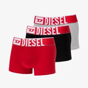Diesel Umbx-Damienthreepack-XL Logo Boxer 3-Pack Red/ Grey/ Black #1824127