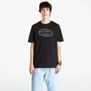 Diesel T-Just-Bigoval Short Sleeve T-Shirt Black #1630252