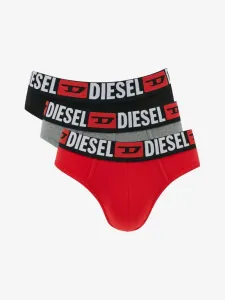 Diesel UMBR-Andre Briefs 3 pcs Black Red Grey #247394