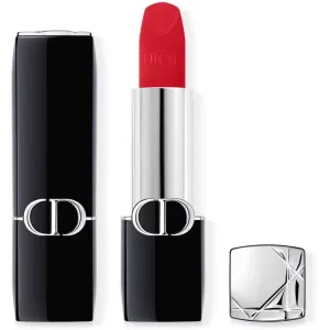 DIOR Rouge Dior long-lasting lipstick refillable shade 666 Rouge en Diable Velvet 3,5 g