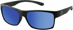 Dirty Dog Furnace 53620 Satin Black/Grey/Blue Mirror Polarized M Lifestyle Glasses