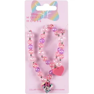 Disney Minnie Necklace and Bracelet set for children 2 pc