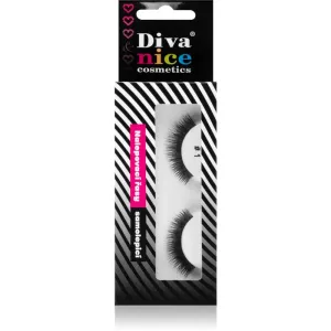 Diva & Nice Cosmetics Accessories stick-on eyelashes from human hair No. 1 1 pc