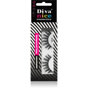 Diva & Nice Cosmetics Accessories stick-on eyelashes from human hair No. 8733 1 pc