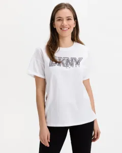 DKNY Rhinesto T-shirt White #272303