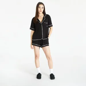 DKNY WMS Boxer Short Sleeve Pajamas Set Black #1692568