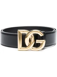 DOLCE & GABBANA - Dg Logo Leather Belt #1818370