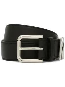 DOLCE & GABBANA - Logo Leather Belt #1633433