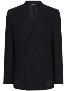 DOLCE & GABBANA - Linen Double-breasted Jacket #1812526