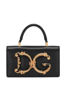 DOLCE & GABBANA - Dg Logo Leather Handbag #1653306