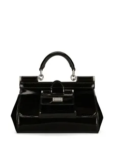 DOLCE & GABBANA - Sicily Shiny Leather Handbag #1633424