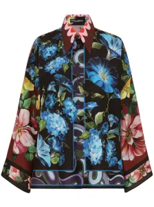 DOLCE & GABBANA - Flower Print Silk Shirt