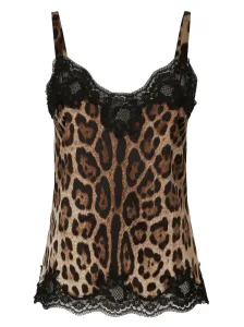 DOLCE & GABBANA - Leopard Print Silk Top #1653817