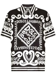 DOLCE & GABBANA - Marina Print Silk Shirt