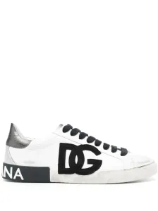 DOLCE & GABBANA - Logo Leather Sneakers #1649481
