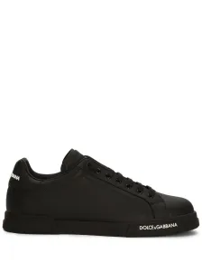 DOLCE & GABBANA - Portofino Leather Sneakers #1811194