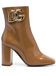 DOLCE & GABBANA - Shiny Leather Ankle Boots #1658683