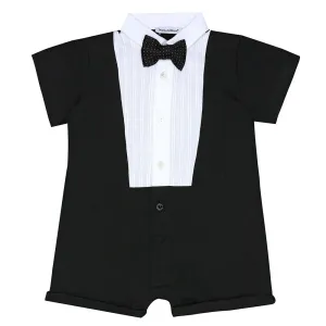 Dolce & Gabbana Baby Boys Tuxedo Playsuit Black 12M