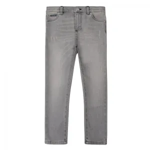 Dolce & Gabbana Boys Denim Jeans Grey 10Y #664630