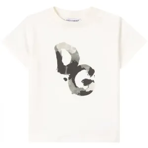 Dolce & Gabbana Baby Boys Camouflage T-shirt White 24M
