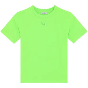 Dolce & Gabbana Boys Logo T-shirt Green 10Y