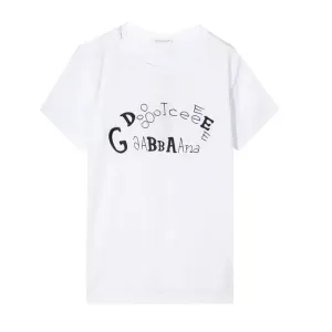 Dolce & Gabbana Boys Logo T-shirt White 10Y