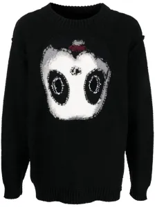 DOUBLET - Panda Wool Blend Crewneck Sweater #1656968