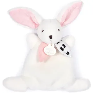 Doudou Happy Rabbit stuffed toy Pink 17 cm 1 pc