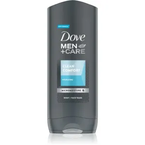 Dove Men+Care Clean Comfort moisturising shower gel for face, body and hair 250 ml