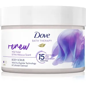 Dove Bath Therapy Renew gentle body scrub Wild Violet & Pink Hibiscut 295 ml