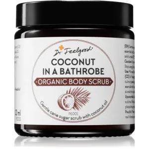 Dr. Feelgood Organic Coconut in a Bathrobe sugar scrub with coconut oil 120 ml