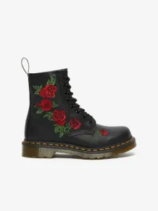 Dr. Martens 1460 Vonda Floral Leather Ankle Boots Black #1171087