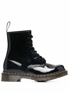 DR. MARTENS - 1460w Leather Lace Up Ankle Boots #361034