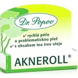 Dr. Popov Akneroll with tea tree topical treatment against imperfections in acne-prone skin 6 ml