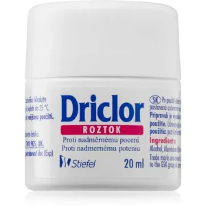 Driclor Solution antiperspirant roll-on to treat excessive sweating 20 ml