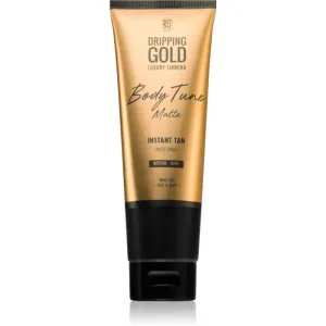 Dripping Gold Luxury Tanning Body Tune self-tanning body and face cream with instant effect Medium-Dark 125 ml