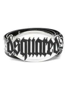 DSQUARED2 - Gothic Logo Leather Belt #1768953