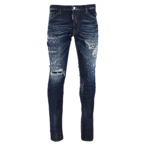 Dsquared2 Men's Ripped Cool Guy Jeans Dark Blue 34W