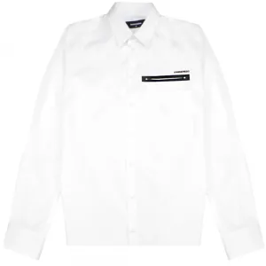 Dsquared2 Men's Pocket Shirt White L