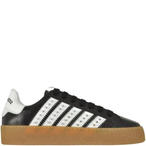 Dsquared2 Men's Spike Low Top Trainers Black UK 6