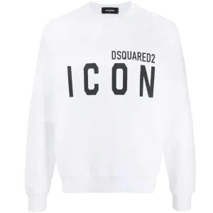Dsquared2 Men's Icon Print Sweatshirt White L